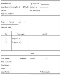 Fungsi Kwitansi Pembayaran Contoh Dan Cara Membuatnya