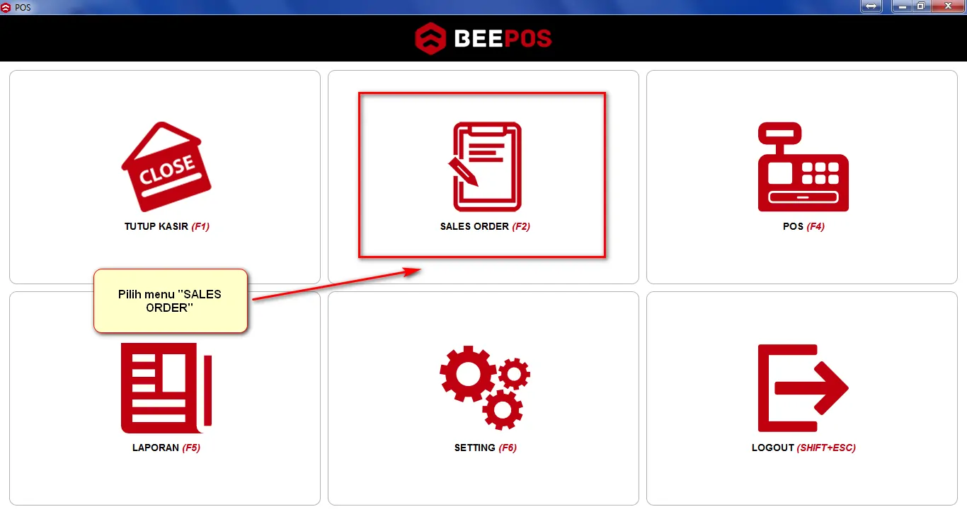 Input Sales Pada Beepos