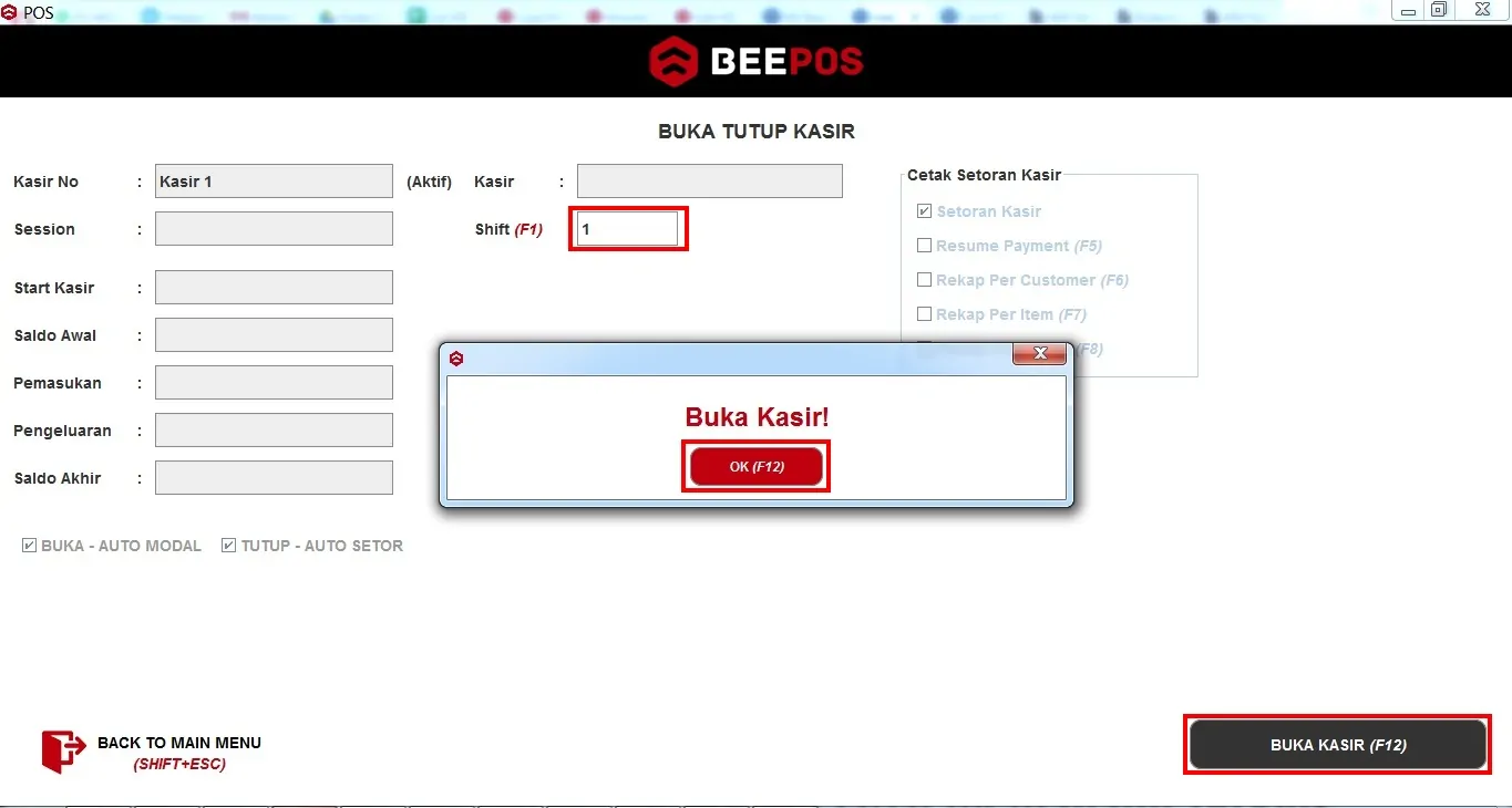 Inpput Transaksi Penjualan Beepos Desktop