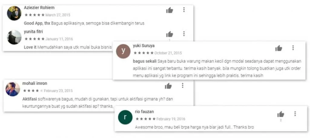 Testimoni Pengguna Mesin Kasir BPM Offline