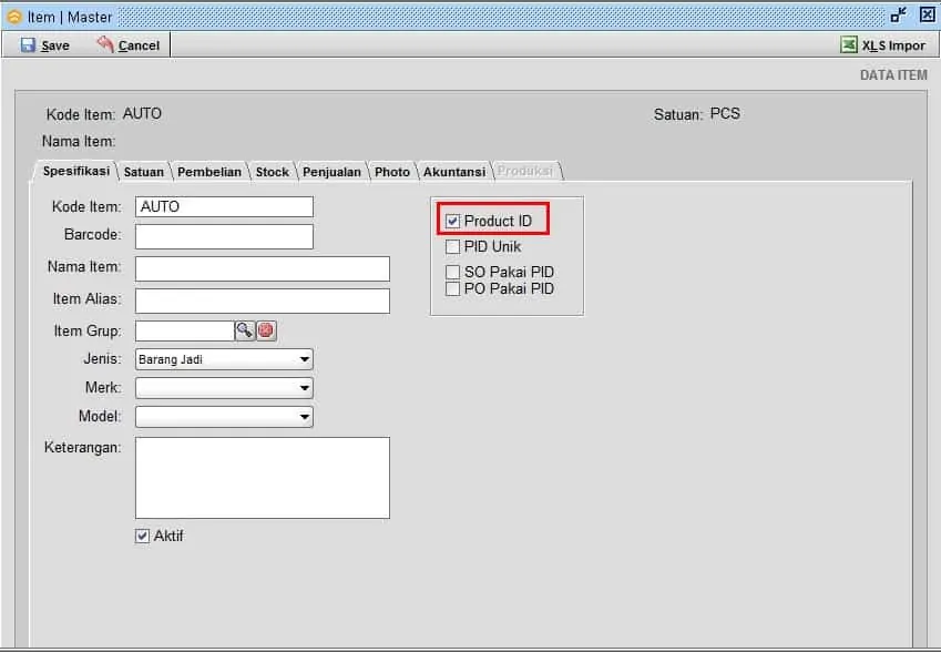 Cara Setting PID (PID Unique)