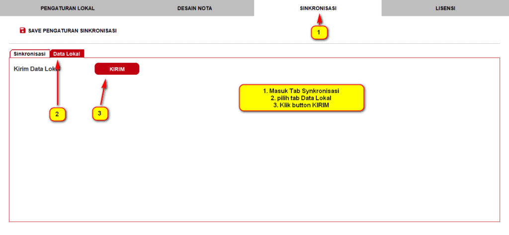 Gb 2. Arahkan Ke Modul Kirim Data