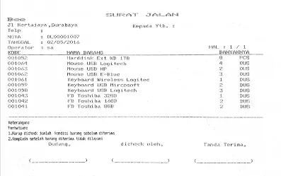 1. Invoice Penjualan Continuoes Form