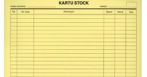 Kartu Stok Barang