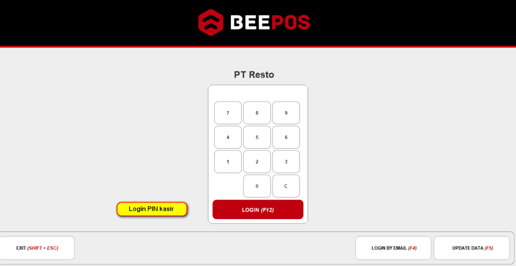 Gb 1. Login Pin Kasir