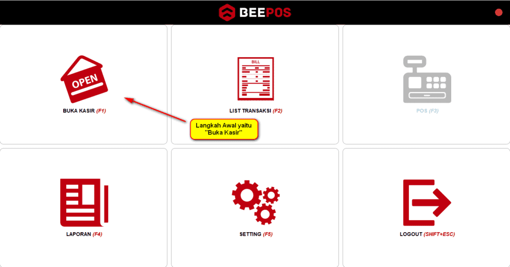 Gb 2. Buka Kasir