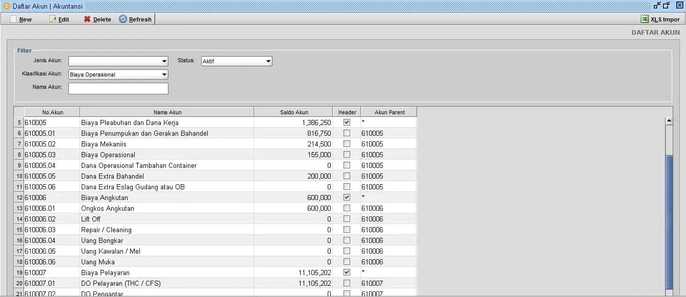 Cara Input Transaksi Bidang Usaha EMKL / Ekspedisi Muatan Kapal Laut Pada Program Beeaccounting