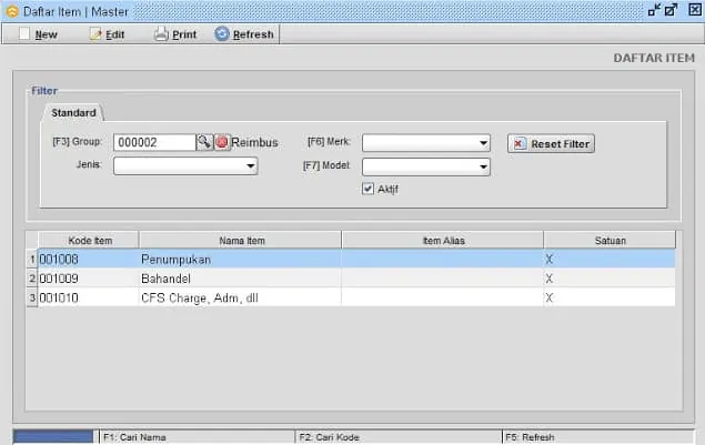 Cara Input Transaksi Bidang Usaha EMKL / Ekspedisi Muatan Kapal Laut Pada Program Beeaccounting