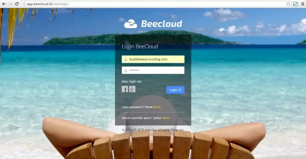 Cara Reset Lupa Password Login APP Beecloud