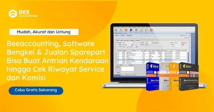 Beeaccounting Software Bengkel Sparepart Bisa Cek Riwayar Antrian