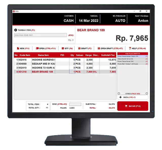 Aplikasi Kasir Minimarket - Promo gambar