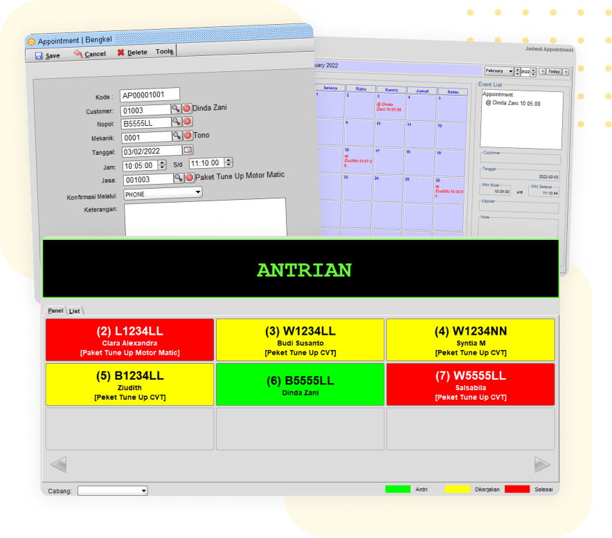 Sistem Antrian Software Bengkel Beeaccounting