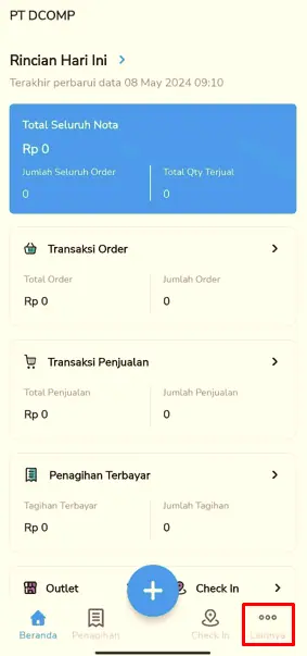 Cara Setting Printer Pada Sales Order Mobile