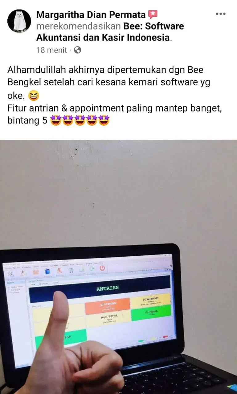 Contoh Screenshot Review Be