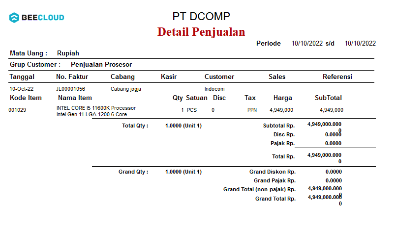 Grup Mitra Bisnis Beecloud