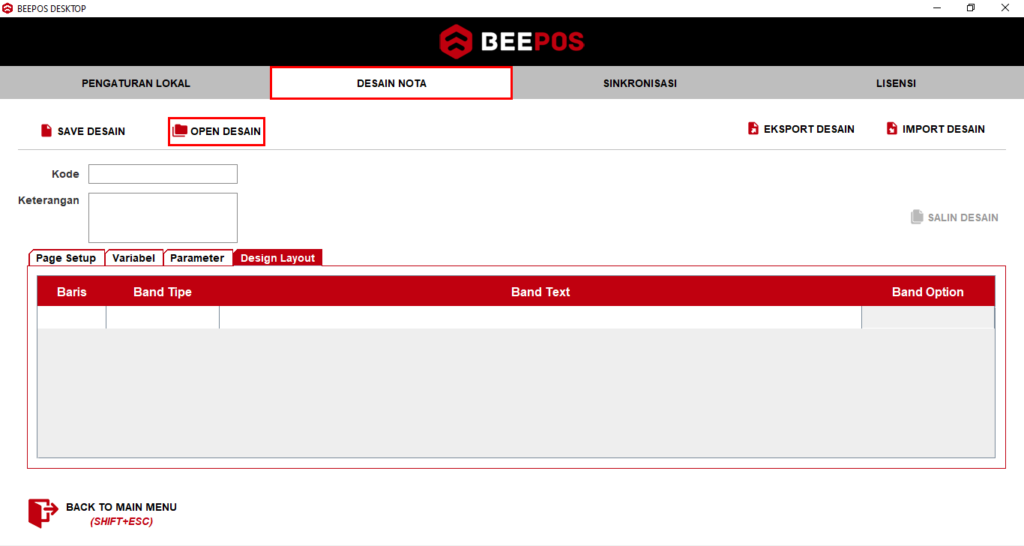 Cara Menampilkan Keterangan Pada Nota Beepos Dekstop 7933