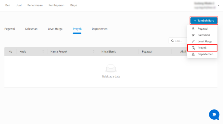 Cara Membuat Master Proyek Beecloud 3.0 - Bee.id