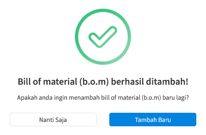 Cara Membuat Bill Of Material (B.O.M) Beecloud 3.0