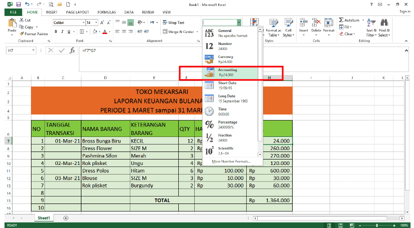 Cara Membuat Laporan Keuangan di Excel