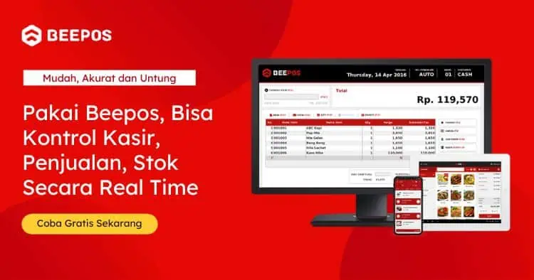 Pakai Beepos, Bisa Kontrol Kasir, Penjualan, Stok Secara Real Time