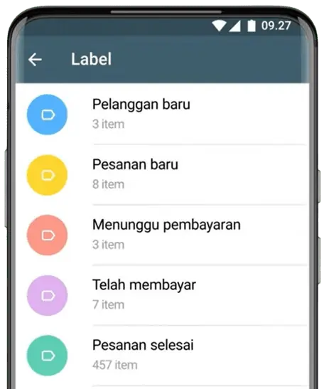 Fitur Label pada aplikasi chatting