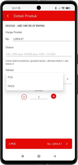 Beepos Mobile Multi Satuan