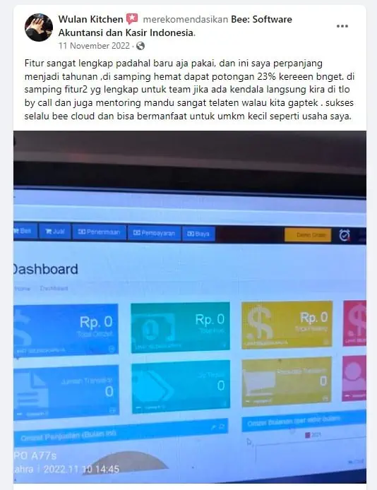 Contoh Testi Di Sosial Media