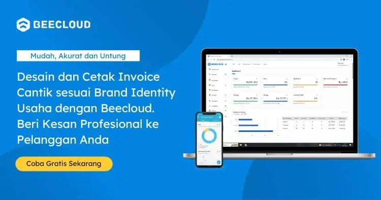 Desain Dan Cetak Invoice Cantik Sesuai Brand Identity Usaha Dengan Beecloud.