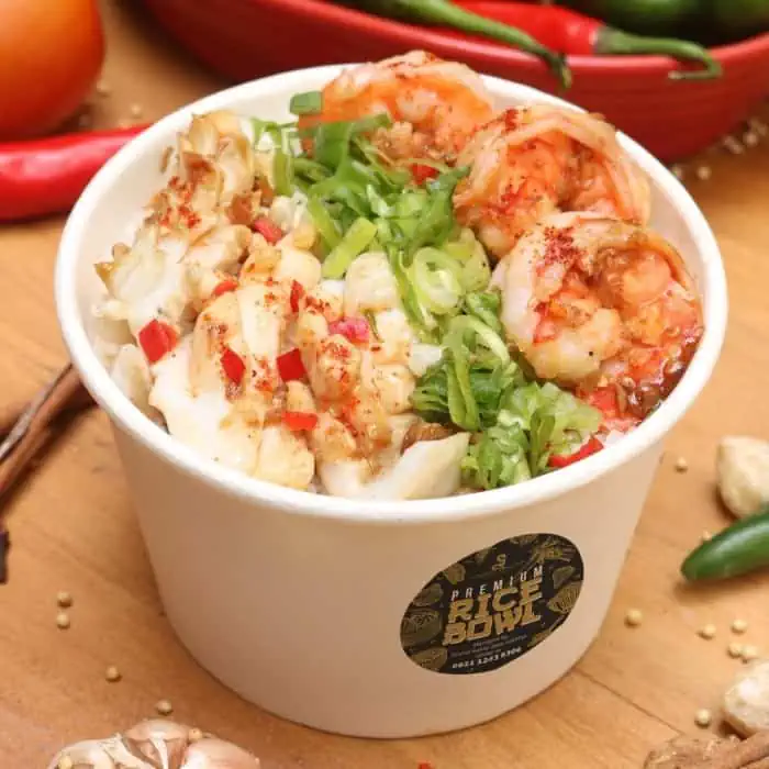 Contoh Rice Bowl Seafood