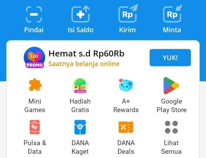 dompet digital Terbaik Dana