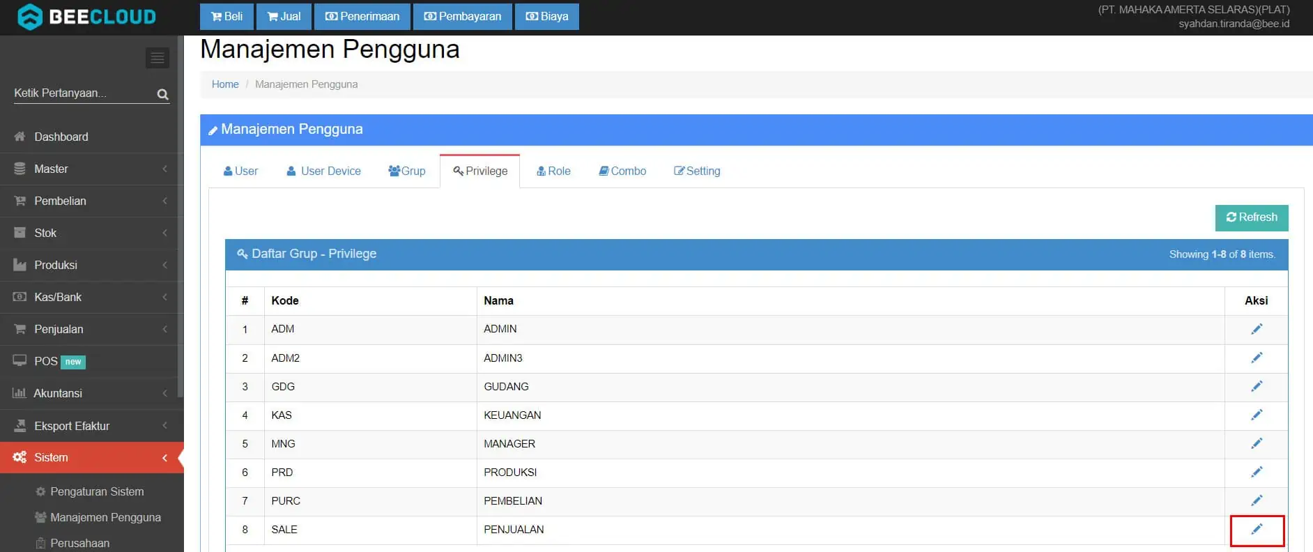 Input Modal Tambahan Owner/Pemilik - Beeaccounting