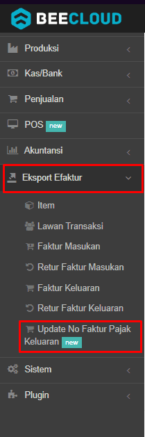 Cara Update Nomor Faktur Pajak Keluaran Beecloud