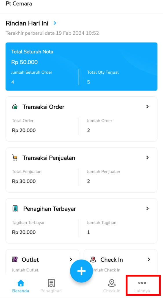 Cara Print Laporan Pada Aplikasi Beecloud Sales Order