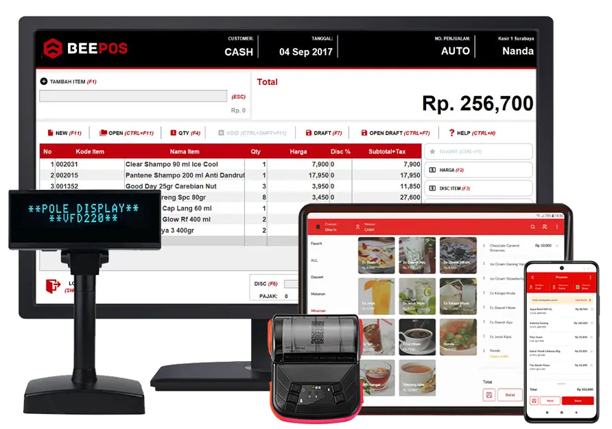 Beepos Mobile Dan Desktop + Printer