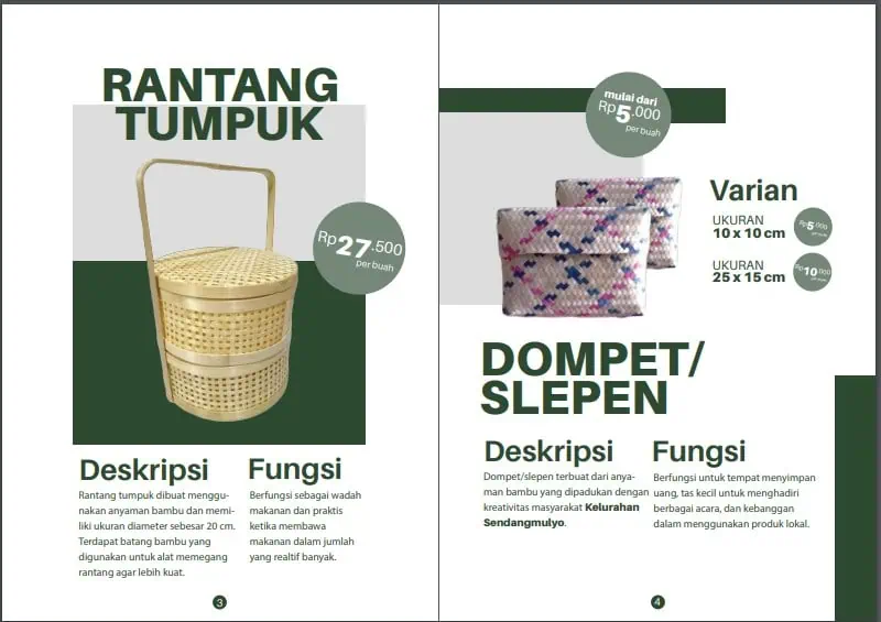 Contoh Katalog Produk Kerajinan