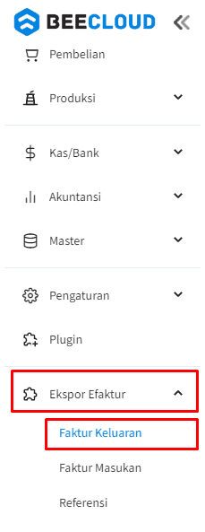 Ekspor Efaktur Retur Faktur Pajak Keluaran Beecloud 3.0