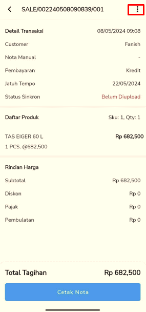 Edit Dan Hapus Transaksi Penjualan Pada Beecloud Sales Order