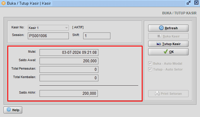 Setting Hak Akses Hilangkan Saldo Pemasukan dan Saldo Akhir Kasir Beeaccounting