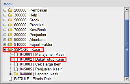 Setting Hak Akses Hilangkan Saldo Pemasukan dan Saldo Akhir Kasir Beeaccounting