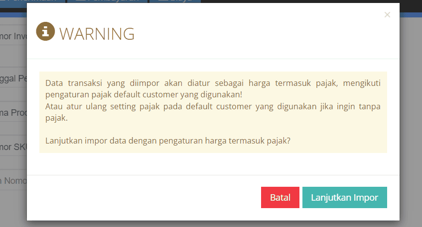 Update Juli Beecloud 2.0 Update E Commerce Dialog Lanjutkan Impor Karena Harga Termasuk Pajak