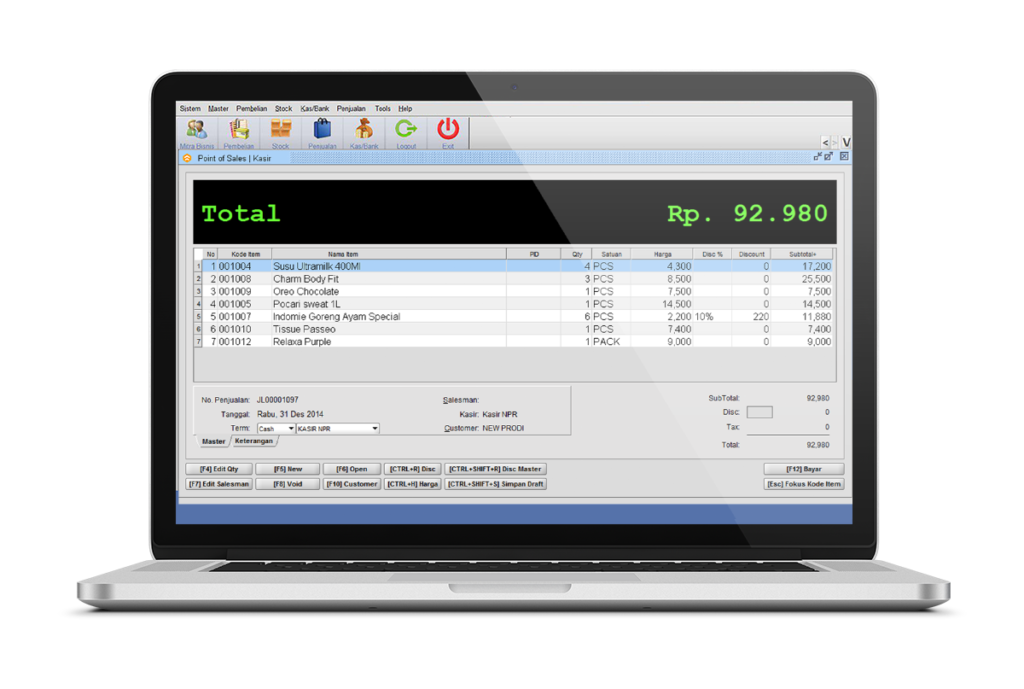 06 Beeaccounting Lite Software Stok Barang Penjualan Pos