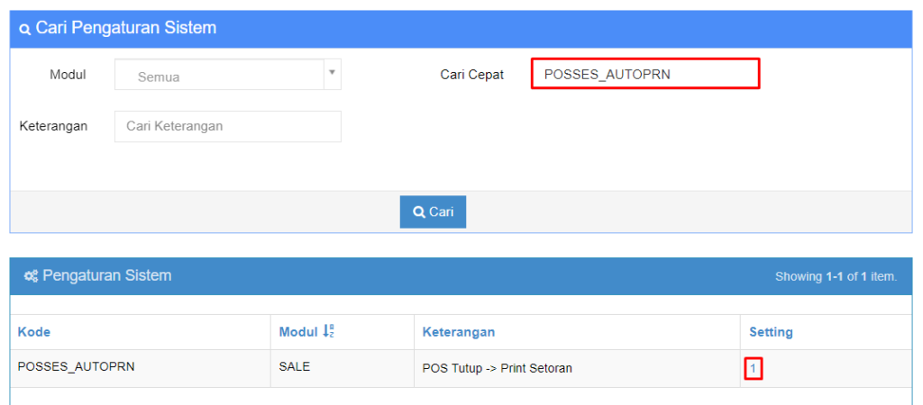 Cara Setting Auto Print Setoran Kasir Beepos