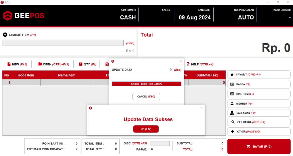 Cara Setting Auto Print Setoran Kasir Beepos