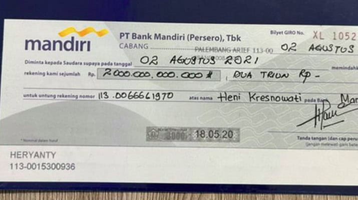 Macam-macam bukti transksi Bilyet Giro