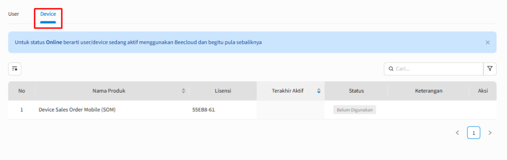 Cara Melihat Status User dan Device pada Beecloud 3.0