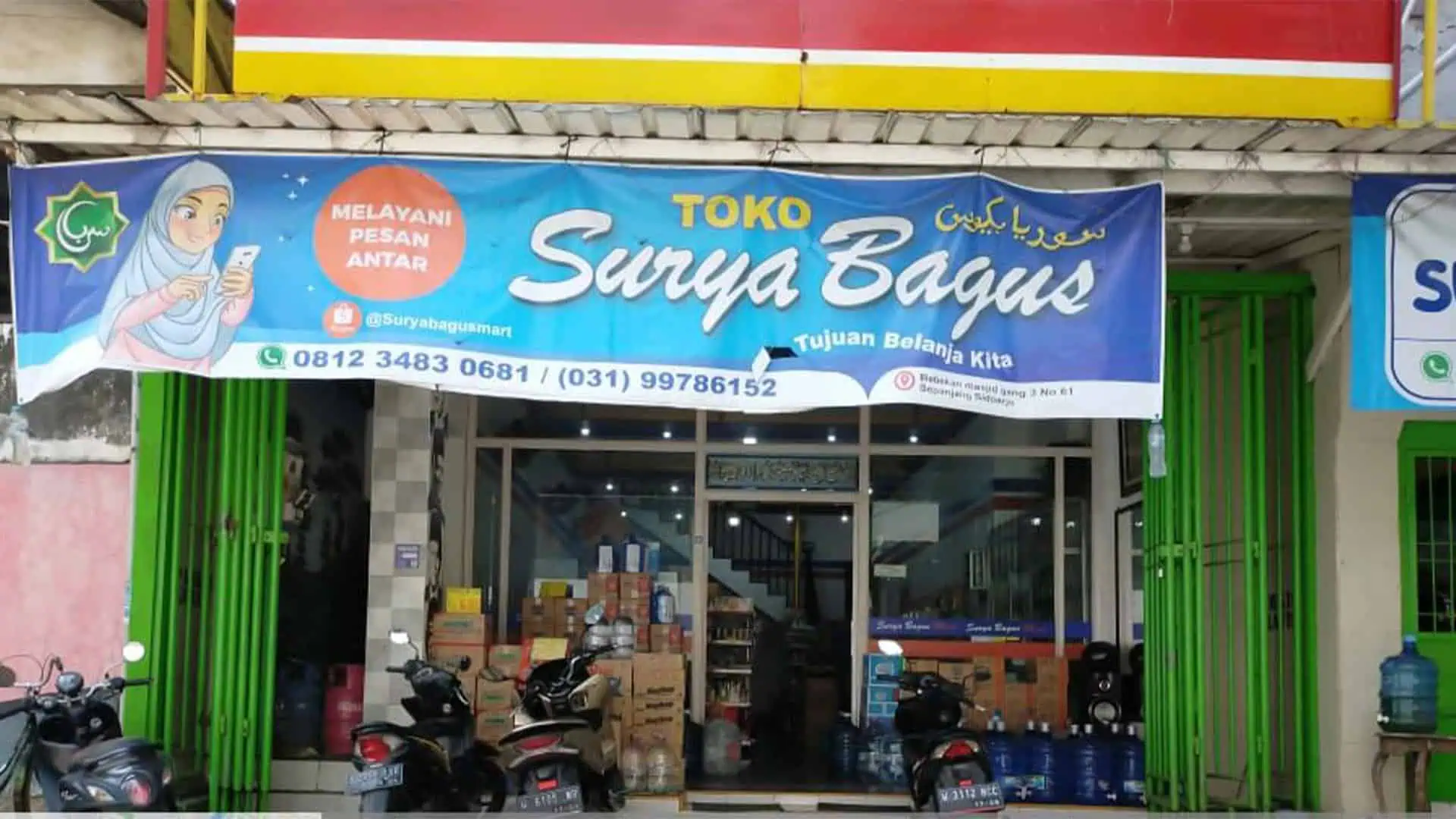 Tampak Depan Toko Surya Bagus Mart