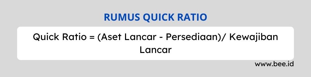 Rumus Quick Ratio