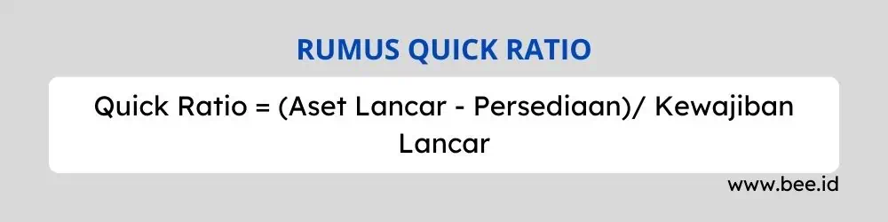 Rumus Quick Ratio