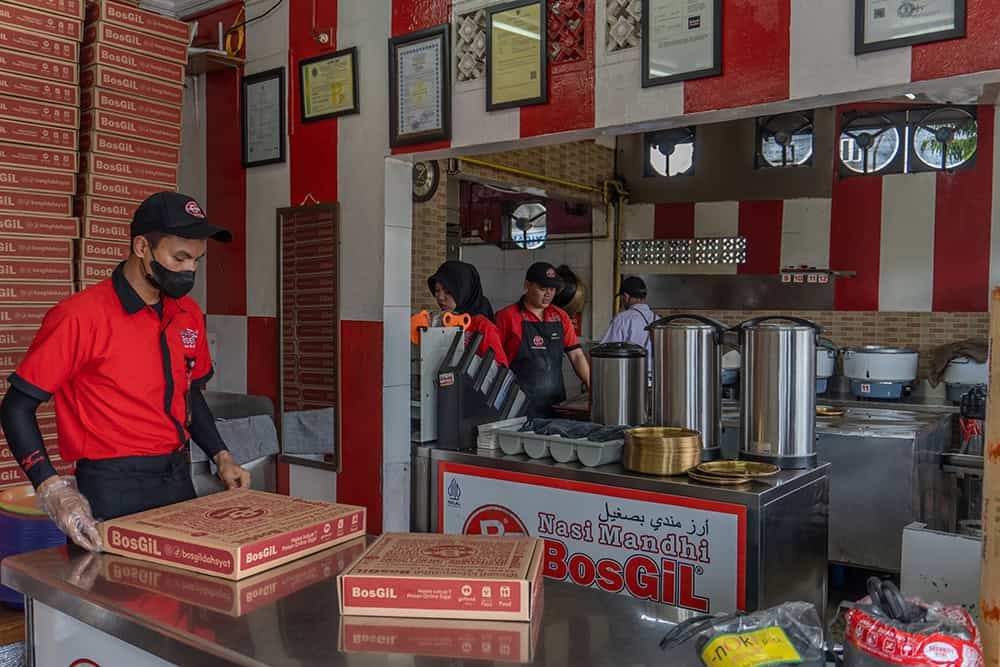 Suasana Dapur Restoran Timur Tengah