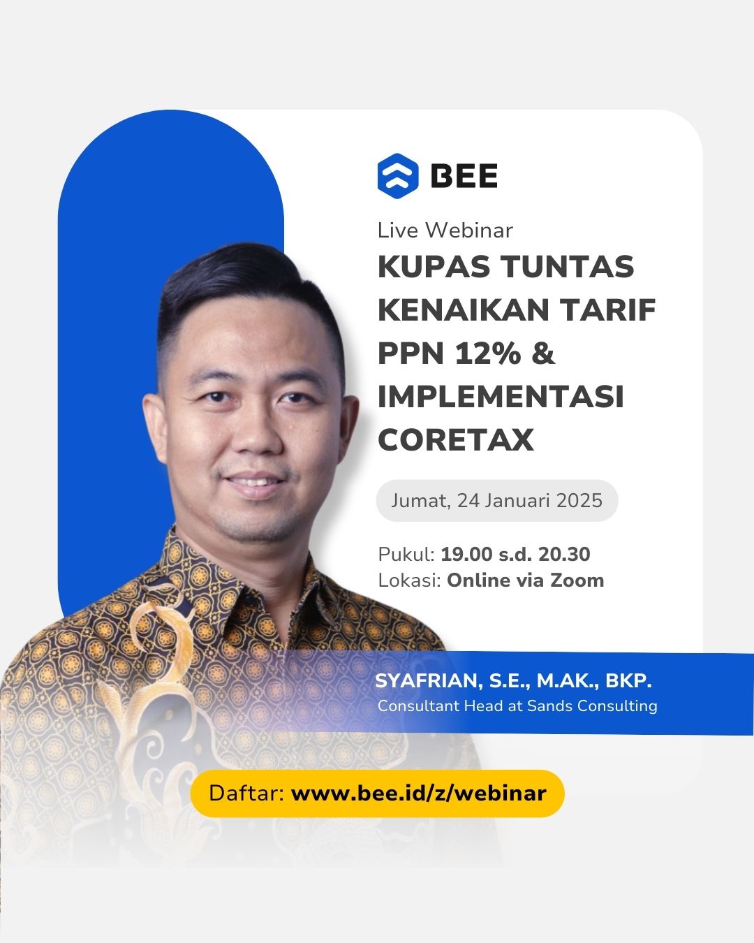 Webinar Pajak 12% Coretax Feed